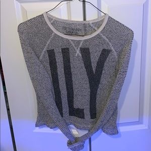 Grey ily Bethany Mota Limited Edition Sweater (S)